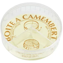 Chevalier Diffusion Camembertdose 11 cm - Transparent Rund Kunststoff