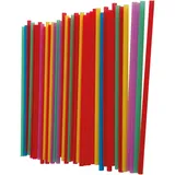 Daybays 120000 Stk. Mehrweg Strohhalme Ø8 mm 240 mm Bunt (Straight) aus PP