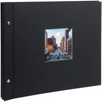 Goldbuch Schraubalbum Bella Vista 39x31 40 schwarze Seiten schwarz