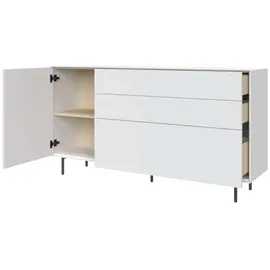 LeGer Home by Lena Gercke Kombikommode 166 x 88,2 x 42 cm Weiß