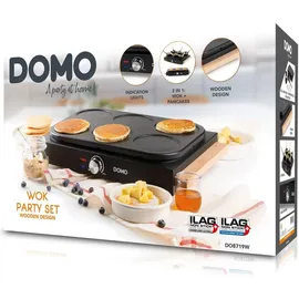 DOMO WOK PARTY SET DO8719W Wok