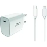 2Go Ladegerät, 20W 1x USB-C inkl. Kabel USB-C auf lightn.weiß - weiß