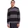 URBAN CLASSICS Heavy Oversized Striped Sweatshirt Black / Dark Shadow L