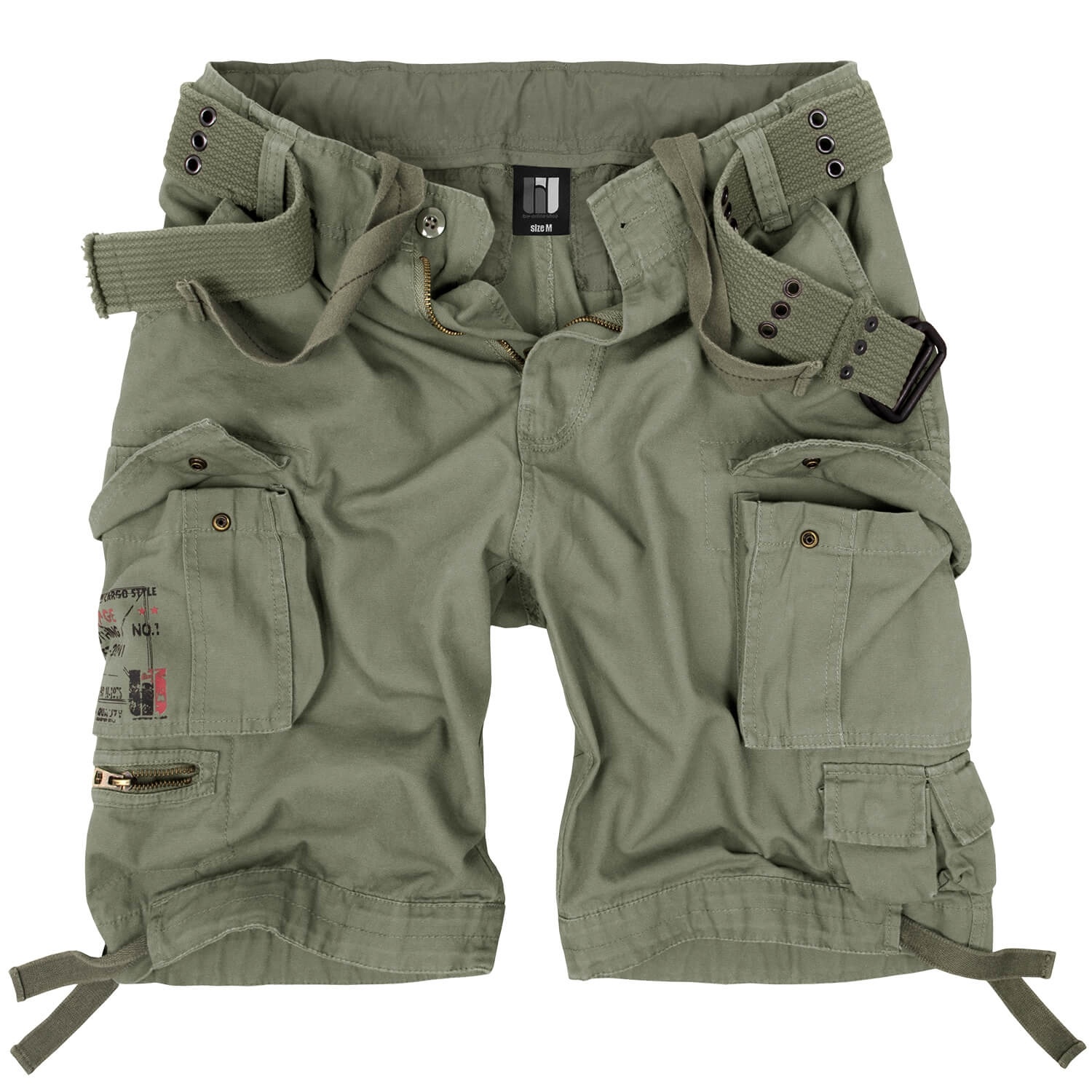 bw-online-shop Urban Summer Vintage Shorts (Sale) oliv, Größe XL