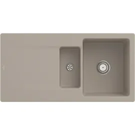 Villeroy & Boch Siluet 60 R rechts Einbauspüle keramik almond Handbetätigung 1000 x 510 mm