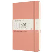 Moleskine Bullet Notebook Art Kollektion Large Hardcover Korrallenrosa