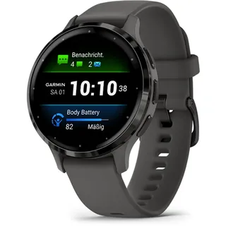 Garmin Venu 3S – GPS-Fitness-Smartwatch mit Bluetooth Telefonie und Sprachassistenz, Ultrascharfes 1,2 Zoll AMOLED-Touchdisplay, Fitnessfunktionen, Garmin Music, Garmin Pay und Rollstuhlmodus
