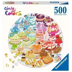 RAVENSBURGER 17171 Erwachsenenpuzzle Circle of Colors - Desserts & Pastries 500 Teile