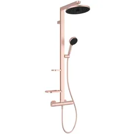 Ideal Standard Duschsystem Alu+ Aufputz mit Thermostat Rosé BD583RO
