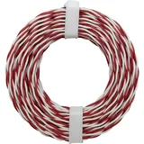 Donau Elektronik 205-10 Klingeldraht 2 x 0.2 mm2 Rot/Weiß 10m