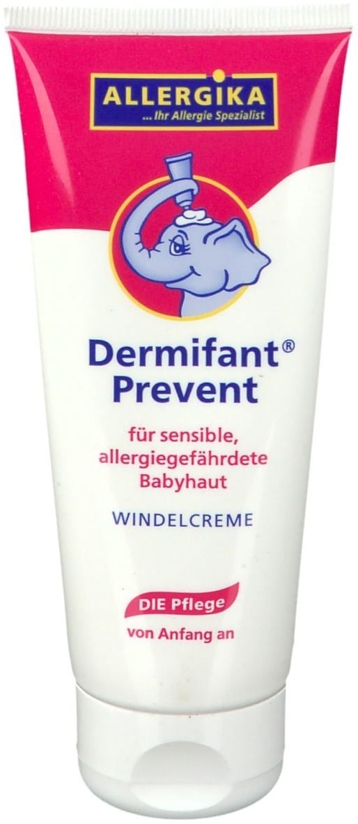 Dermifant® Prevent Windelcreme - Windelcreme für sensible, allergie-gefährdete Babyhaut, speziell entwickelt für Babys & Kids aus Allergiker-Familien