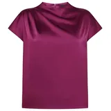Zero Satin-Bluse Magenta Purple 42