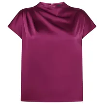 Zero Satin-Bluse Magenta Purple 42