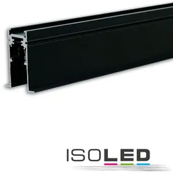 ISOLED NV-Einbauschiene TRACK48, IP44, 4-polig, magnetisch, inkl. Endkappen und Schutzcover, 200cm, schwarz ISO-116053