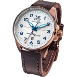 Vostok Europe Herren Analog Automatik Uhr mit Leder Armband YN55-325B664