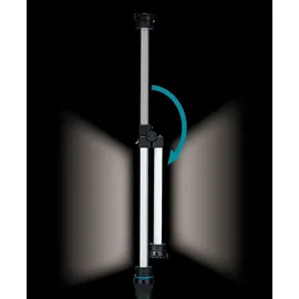 Makita Stableuchte Kunststoff 1.700 lm Blau/Schwarz ohne Akku