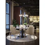 Polsterstuhl STRESSLESS "Laurel", braun (almond paloma, eiche natur), B:58cm H:92cm T:59cm, Leder PALOMA: PALOMA ist ein durchgefärbtes Semianilin-Möbelleder mit natürlicher Narbung., Stühle, Polsterstuhl, Low Back mit Armlehne, Größe L, mit abgerundeten Beinen in Eiche natur