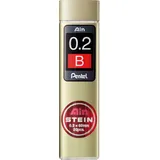 Pentel AIN STEIN C272W Feinminen-Bleistiftminen schwarz B 0,2 mm, 20 St.