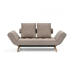 3-Sitzer INNOVATION LIVING TM "Ghia Schlafsofa", beige, B:178cm H:83cm T:93cm, Sofas, eine große Liegefläche mit geringer Stellfläche, beidseitig abklappbar