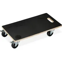 Relaxdays 2 x Transportroller mit Bremse 400 kg