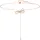 Swarovski Lifelong Bow Halskette Schleife Weiß/Rotgold