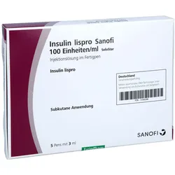 INSULIN LISPRO Sanofi 100 E/ml Inj.-Lsg.Fertigpen 5X3 ml