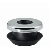 Stedo Mület Urinal-Verbinder Ø 33-35 mm, Rohr 12-20 mm, Rosette 18,5 mm schwarz