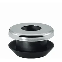 Stedo Mület Urinal-Verbinder Ø 33-35 mm, Rohr 12-20 mm, Rosette 18,5 mm schwarz