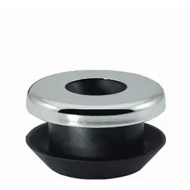 Stedo Mület Urinal-Verbinder Ø 33-35 mm, Rohr 12-20 mm, Rosette 18,5 mm schwarz