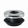 Stedo Mület Urinal-Verbinder Ø 33-35 mm, Rohr 12-20 mm, Rosette 18,5 mm schwarz