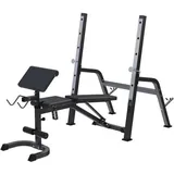 Hantelbank mit separater Ablage schwarz No Size