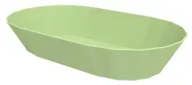 Snackschalen To Go, oval, 200 x 115 x 40 mm 01352055-00000 , 1 Stück, Farbe: geselliges grün