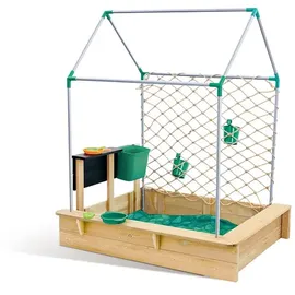 HaPe Sandkasten mit Dach grün