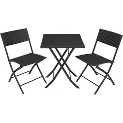 TECTAKE Rattan Balkonset Trevi