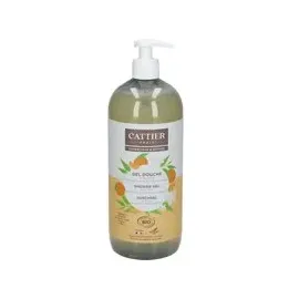 Cattier Duschgel ohne Sulfate Duft Clementine – Orangenblüte 1 l
