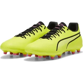 Puma King Pro FG/AG Herren Electric Lime-Puma Black-Poison Pink 43