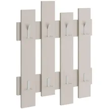 Decortie Wandgarderobe Livetastic 64 x 81 x 4 cm Sand