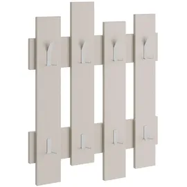 Decortie Wandgarderobe Livetastic 64 x 81 x 4 cm Sand