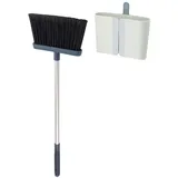 Joseph Joseph Besen CleanStore blau mit Wandhalterung und ausziehbarem Stiel