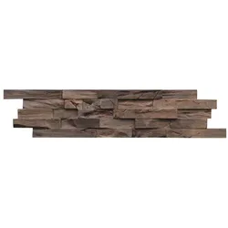 INDO Wandverblender »INDO BEACHWOOD«, braun, geölt, Holz, Stärke: 20 mm