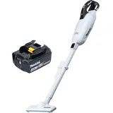 Makita DCL 281 FM1W Akku Staubsauger 18 V weiß Brushless + 1x Akku 4,0 Ah - ohne Ladegerät