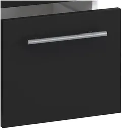 VCM Waschbeckenunterschrank Flandu 2 Schubladen 61 x 51 x 32 cm Schwarz
