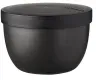 Mepal Ellipse Snackpot 350 ml, Ø 10,7 cm, Auslaufsicherer Snackbehälter für kleinere Snacks für zwischendurch, Farbe: nordic black