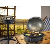 2in1 Elektro Standgrill & Tischgrill mit Deckel, 2200 Watt