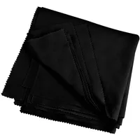 VCRANONR 10 Stück Microfaser Brillenputztücher Weich Mikrofasertücher 30x30 Schwarz Schallplatten Reinigen Microfasertuch Fußelfrei Reinigungstuch Microfaser für Schallplatten Microfasertuch Reinigung