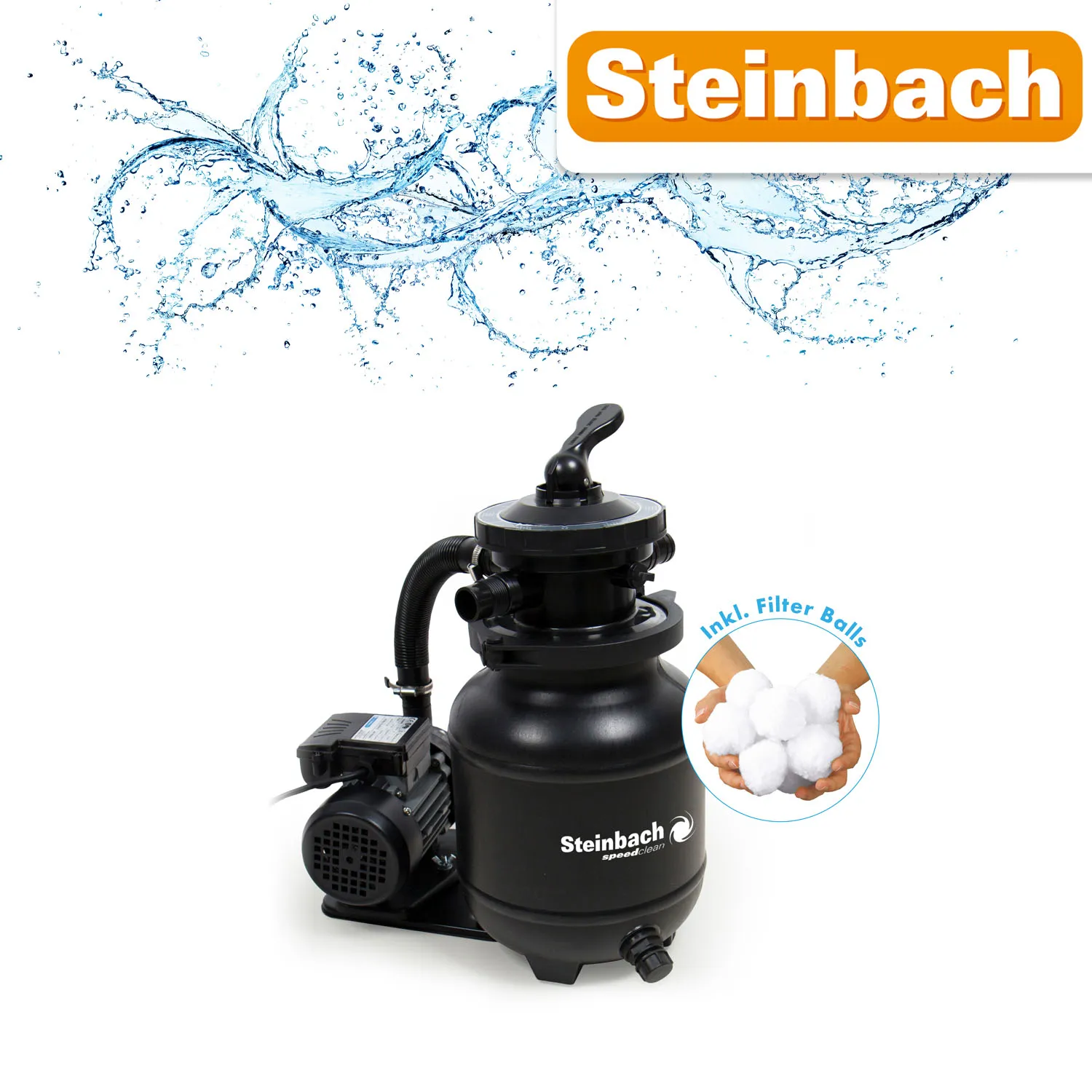 Steinbach Active Balls + Sandfilteranlage Speed Clean 4,5 m3