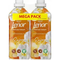 6er Pack - Lenor Weichspüler Enjoy – Vanille-Orchidee & Golden Amber – Duopack (2x 37 Wäschen / 2x 925 ml)