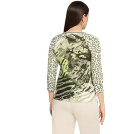 Betty Barclay Shirtjacke mit Rippenstruktur Khaki 46