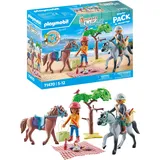 Playmobil Horses of Waterfall Reitausflug an den Strand mit Amelia und Ben