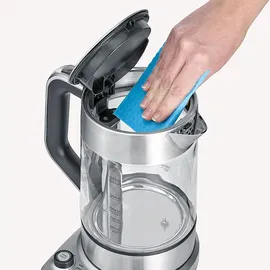 Severin WK 3422 Wasserkocher 3000W 1,7l transparent/schwarz/silber